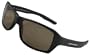 Dolce & Gabbana D&G 419S 291 Mens Fashion Sunglasses, Matte Black Frame/ Brown Lenses