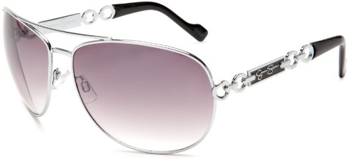 Jessica Simpson Women's J446 SLVBL Aviator Sunglasses