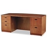~:~ HON COMPANY ~:~ Park Avenue Breakfront Modesty Panel Desk, 72w x 36d x 29-1/2h, Bourbon CY