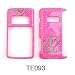 LOVE HEARTS on PINK snap on hard case faceplate for LG enV2 Vx9100 (many other designs available!)