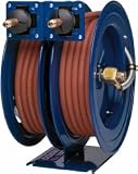 Coxreels Dual Air Hose Reel - 3/8in. x 25ft., Model# C-LP-325-325 31EtpYwEDyL. SL160 Coxreels