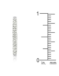 Delicate CZ Eternity Band Ring