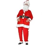 Produkt-Bild: Nikolaus XL 56 Deluxe Per&uuml;cke/Bart Kost&uuml;m Weihnachtsmann