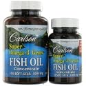 Super Omega-3 Fish Oil by Carlson Labs - 100 Soft Gels 30 Free Soft Gels