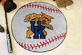 NCAA KENTUCKY WILDCATS BASEBALL SHAPED DOOR MAT RUG