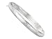 Sterling Silver 7.5 Inch Bangle with Safety Chain LIFETIME WARRANTY
