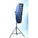 DMKFoto 12x52 in. Strip Softbox with Fabric Grids and Bowen Style Speedring