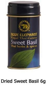 blue elephant Royal Thai Cuisine Dried Sweet Bazil 6G.