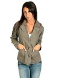 Classic Woman 3-Button Jacket w/ Detachable Hood