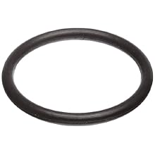 M1x10 Buna-N O-ring, 70A Durometer, Round, Black, 10 mm ID, 12 mm OD, 1 mm Width (Pack of 100)