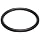M1x10 Buna-N O-ring, 70A Durometer, Round, Black, 10 mm ID, 12 mm OD, 1 mm Width (Pack of 100)