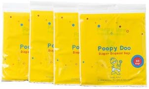 Diaper Disposal Bags - One Pack / 50 Bags Per Pack [Set of 5]