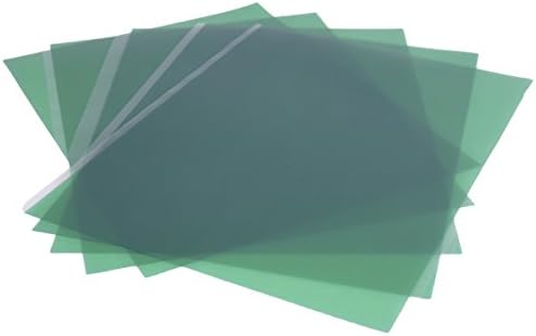 9" x 12" High Temp PET Sheets for 3D Printing. Sized for Robo3D, Lulzbots, MakerGear and any 3D Printer with a bed sized 9 x 12 or smaller