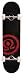 Voltage Pro Complete Skateboard - Black/Red