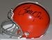 Brady Quinn Autographed/Hand Signed Cleveland Browns Replica Mini Helmet