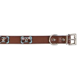 Ancol Brown Leather Dog Collar 40cm