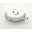 All Clad Stainless Steel 4-Quart Braiser Pan with Domed Lid