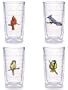Tervis Tumbler Songbirds 16-Ounce Double Wall Insulated Tumbler, Set of 4