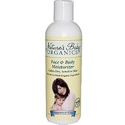 Natures Baby Face and Body Moisturizer Paraben-Free 8 oz