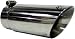 MBRP Mirror Polished Stainless Exhaust TipGas Sport Truck Tips3.5 Inlet- 4 Exit Double Wall Angle Cut- 10 Length