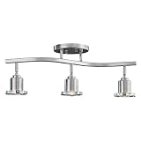 Kichler Lighting 7740CH 3-Light Halogen Directional Fixed Rail Light, Chrome