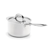 Review Blinq QSP060 / blinQ 4.5 Quart Covered Saucepan Simply White