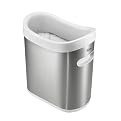 Polder Grocery Bag Trash Can White