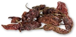 Smoked Dried Ghost Chili Pepper Pods - 1 ounce
