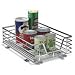 11.5 Inch Wide Sliding Wire Cabinet Organizer (Chrome) (6.375H x 11.5W x 17.75D)