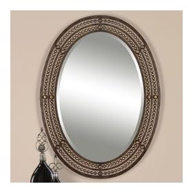  Uttermost Matney Oval 34 inch High Wall Mirror