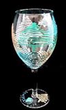 Holiday Forest Design - Hand Painted - Grande Wine -16 oz.