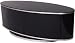 S&C ZIN502610/BKI 60&deg; Rotation Remote Friendly Beam Thru Glass Door High Gloss Piano Black 26"-52" LCD/Plasma/LED Oval Cabinet TV Stand