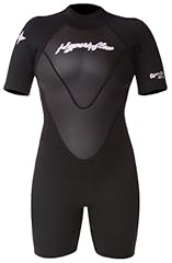 Hyperflex Wetsuits Women's Access 2.5mm Spring Suit,Black/Black,6 