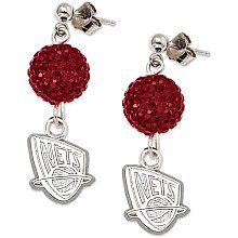 NBA New Jersey Nets LogoArt Ovation Earrings