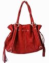 Suede Feel Paris Satchel/Handbag - 2 Hot colors available