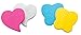 Post-it Notes, Heart Shape, Assorted Colors, 2.6x2.6 in, 2 Pads, 75 Sheets/Pad (7350-HRT)