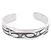 Tribal Tribe Design Pewter Cuff Bracelet