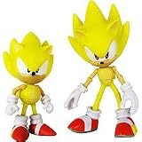 Sonic the Hedgehog Exclusive 20th Anniversary Sonic Through Time Action Figure 2Pack Super Sonic Classic Super Sonic Modern ~ Jazwares Toys
