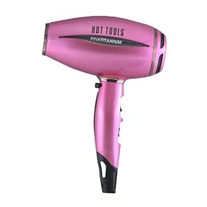 Hot Tools PINKTITANIUM Salon 1600 Watt Titanium Ionic Hair Dryer