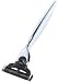 Merkur Mach 3 Razor, Convex Grip, Chrome Finish #3003