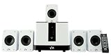 VM Audio EXMS510 5.1 Home Multimedia Surround Sound Speaker System w/ USB/SD