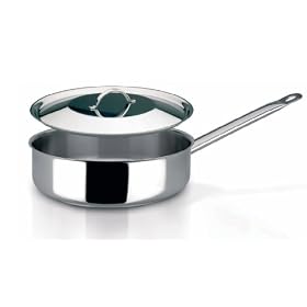 Sitram - Pro 1 - Sauteuse avec Couvercle - Inox - Diam�tre: 24 cm