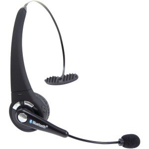 Vibro Brand UNIVERSAL Over The Head Bluetooth Boom MONO (single earbud) Headset Wireless Headphone with Microphone for Phone and Gaming for AT&T / Verizon / Sprint Apple IPhone 4S (4 s) 5 / Sprint HTC Evo 4G (A9292 / Supersonic) / HTC Evo 3D / AT&T LG Thrill 4G (3D / Samsung Galaxy S S2 S3 Note Note 2 / PS3 XBox Call of Duty - Halo - Madden - also works with Skyp