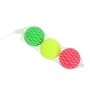 3 BALLES POUR RAQUETTE DE PLAGE ROSE JAUNE VERT BLEUE SKY JEUX DE PLEIN AIR