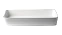 Gordon Ramsay by Royal Doulton White Porcelain 4-Quart Rectangular Roaster
