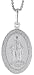 Sterling Silver Immaculate Heart of Mary Medal 7/8
