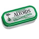 Altoids Sugar Free Curiously Strong Chewing Gums with SpearMint - 1.05 Oz, 10 / Box