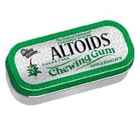 Childrens Toyshop  Gourmet Food : Altoids Sugar Free Curiously Strong Chewing Gums with SpearMint - 1.05 Oz, 10 / Box