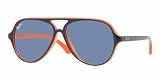 Ray-Ban Jr Sunglasses Rj9049S 178 7B Top Blue On Orange Blue