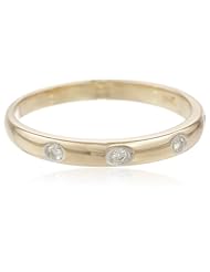 10k Yellow Gold Diamond Band (0.06 cttw, I-J, I2-I3)